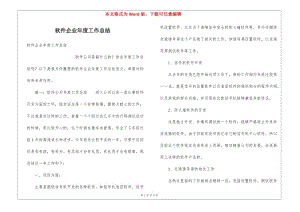 軟件企業(yè)年度工作總結-展示頁