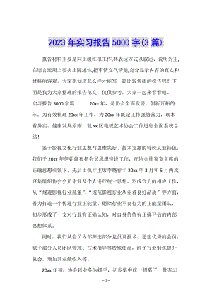 2023年實(shí)習(xí)報(bào)告5000字(3篇)-wenkub