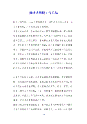 報社試用期工作總結(jié)-(編輯修改稿)