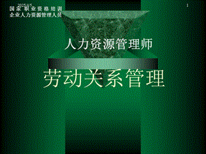 2020人力資源管理師二級——?jiǎng)趧?dòng)關(guān)系管理(存儲(chǔ)版)