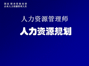 2020企業(yè)人力資源管理師二級(jí)——人力資源規(guī)劃-文庫(kù)吧在線文庫(kù)